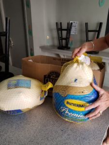 Turkey donation for St. Croix by Cane Bay Cares.