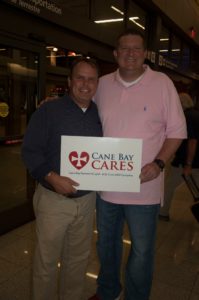 Cane Bay Partners Co-Founders David Johnson and Kirk Chewning launched Cane Bay Cares with the Community Foundation of the Virgin Islands to assist St. Croix after Hurricane Maria.