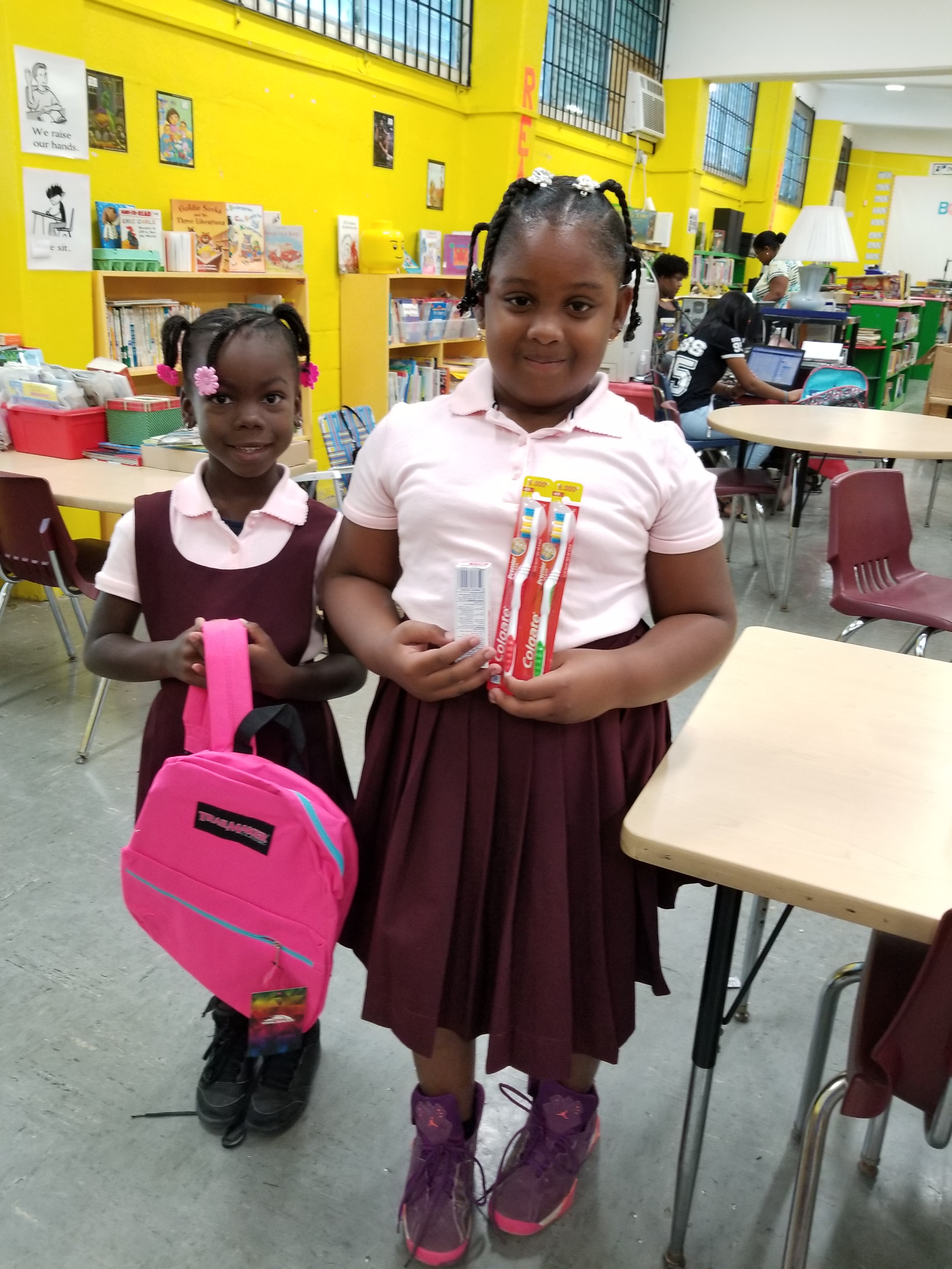 School donation helps students impacted by hurricanes